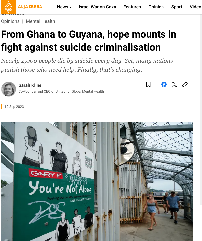 In the News - United for Global Mental Health